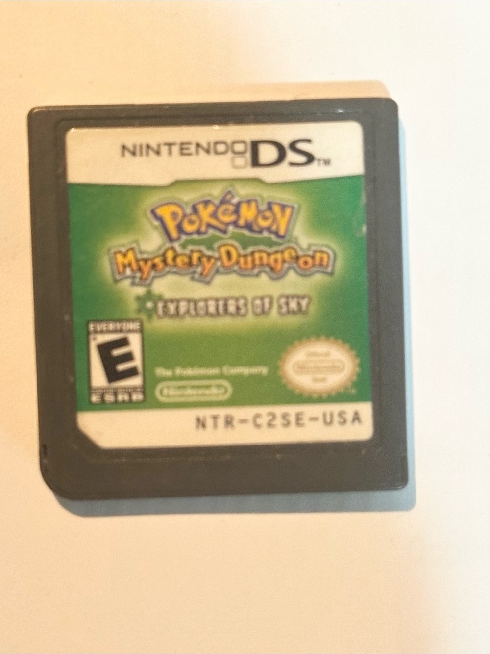 Nintendo DS Pokémon Mystery Dungeon: Explorers of Sky — Green Label Cartridge